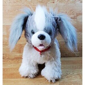 Promise Pets Shih Tzu 12" Plush Dog Stuffed Animal Gray White Build A Bear 2016